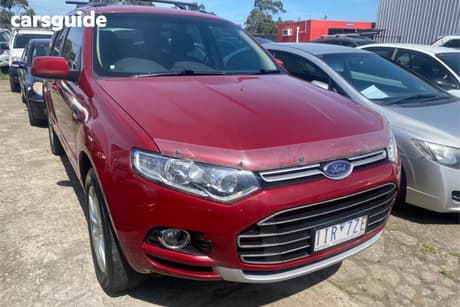 Red 2013 Ford Territory Wagon Ts (Rwd)