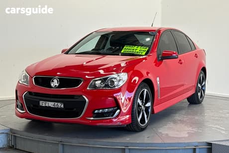 Red 2017 Holden Commodore Sedan Sv6