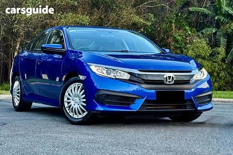 Blue 2016 Honda Civic Sedan Vti