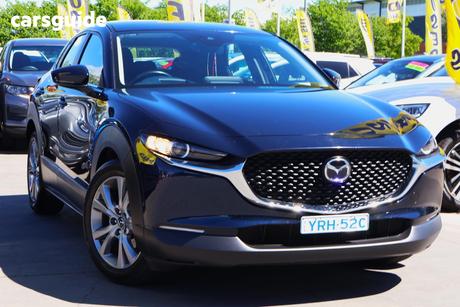 Blue 2022 Mazda CX-30 Wagon G20 Evolve (Fwd)