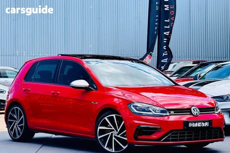 Red 2017 Volkswagen Golf Hatchback R