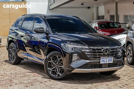 Black 2021 Hyundai Tucson Wagon N Line (Fwd)