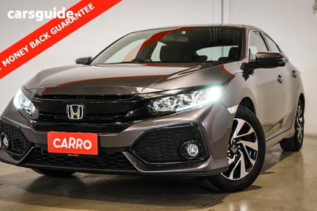 Grey 2018 Honda Civic Hatchback Vti-S