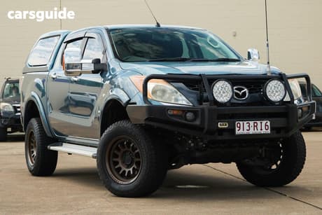 Blue 2014 Mazda BT-50 Dual Cab Utility Xtr (4X4)