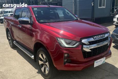 Red 2022 Isuzu D-MAX Crew Cab Utility Ls-U (4X4)