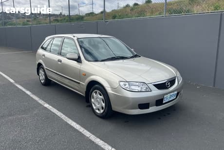 Silver 2002 Mazda 323 Hatchback Astina