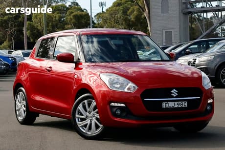 Red 2020 Suzuki Swift Hatchback Gl Navi