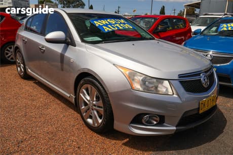 Silver 2014 Holden Cruze Hatchback Sri V