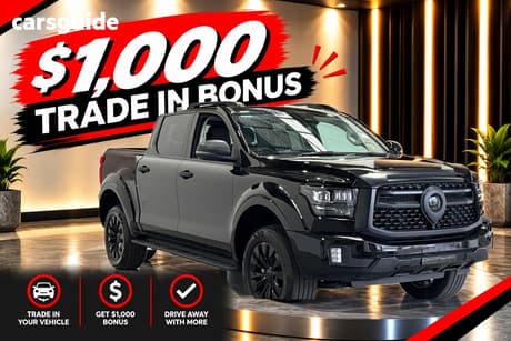 Black 2026 GWM Cannon Alpha Dual Cab Utility Vanta
