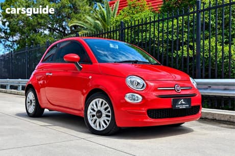 Orange 2016 Fiat 500 Hatchback Pop