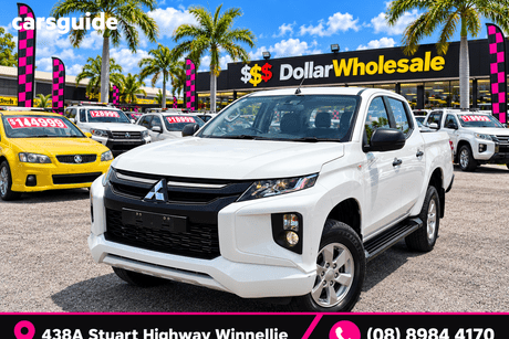 White 2023 Mitsubishi Triton Double Cab Pick Up Glx+ (4X4)
