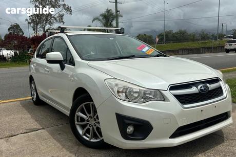 White 2014 Subaru Impreza Hatchback 2.0I-L (Awd)