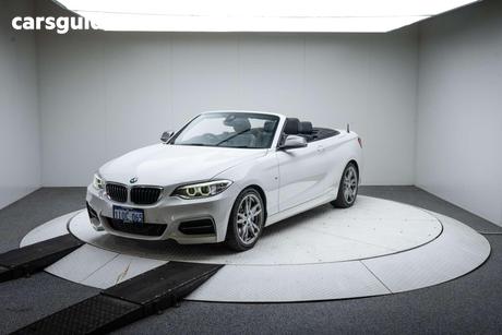 White 2016 BMW M240I Convertible Sport Line