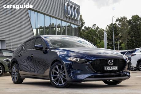 Blue 2021 Mazda 3 Hatchback G20 Touring