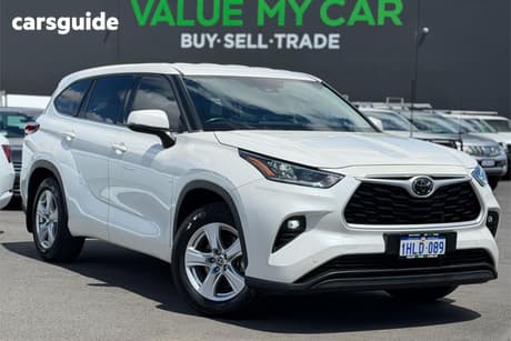 White 2021 Toyota Kluger Wagon Gx 2Wd