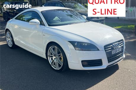 White 2009 Audi TT Coupe S 2.0 Tfsi Quattro