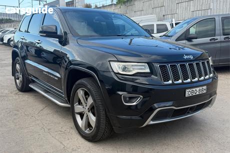 Black 2015 Jeep Grand Cherokee Wagon Overland (4X4)
