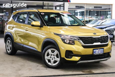 Yellow 2021 Kia Seltos Wagon S (Fwd)