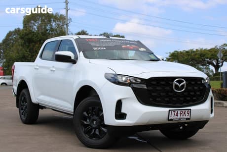 White 2025 Mazda BT-50 Dual Cab Pick-up Xs (4X4)