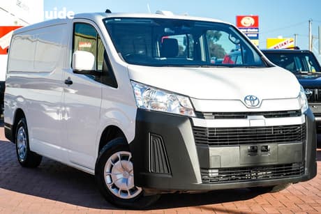 White 2023 Toyota HiAce Van Lwb (4 Door Option)