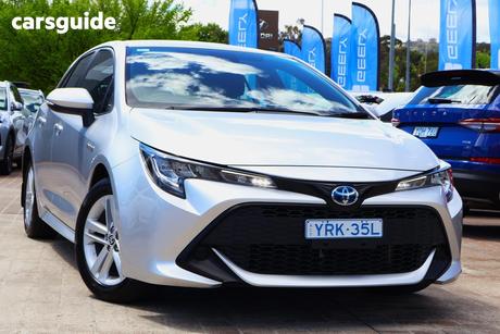 Silver 2022 Toyota Corolla Hatchback Ascent Sport Hybrid