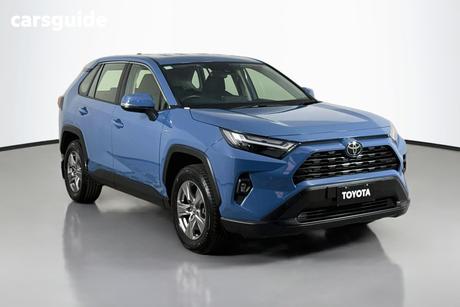 Blue 2025 Toyota RAV4 Wagon Gx (Awd) Hybrid