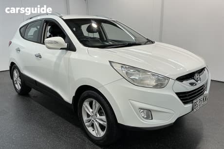 White 2012 Hyundai IX35 Wagon Elite (Awd)