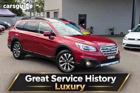 Red 2016 Subaru Outback Wagon 2.5I Premium