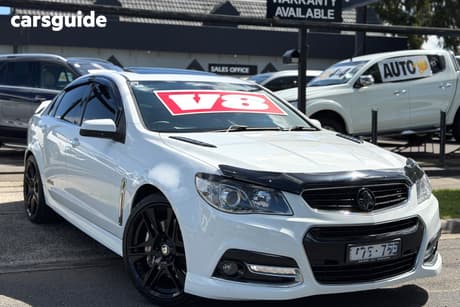 White 2014 Holden Commodore Sedan Ss-V Redline