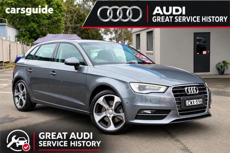 Grey 2015 Audi A3 Hatchback Sportback 1.8 Tfsi Ambition