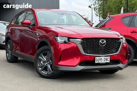 Red 2025 Mazda CX-60 Wagon G40E Pure Hybrid