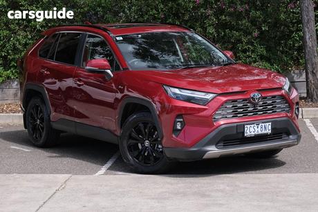 Red 2025 Toyota RAV4 Wagon Cruiser (2Wd) Hybrid