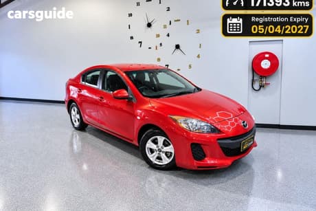 Red 2012 Mazda 3 Sedan Neo