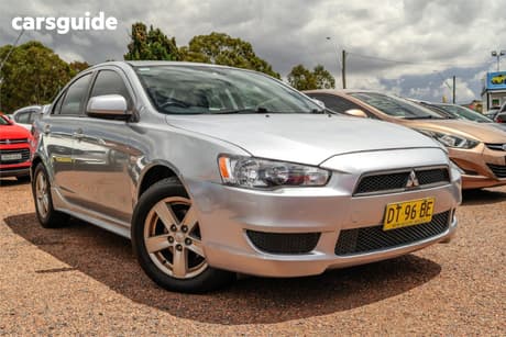Silver 2008 Mitsubishi Lancer Sedan Es