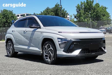 Grey 2024 Hyundai Kona Wagon Hybrid Premium N Line