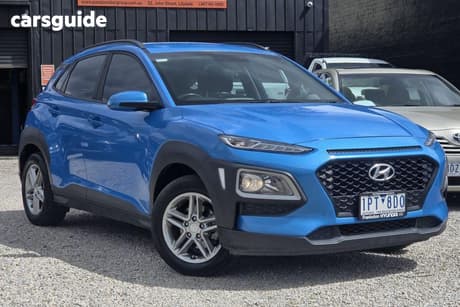 Blue 2019 Hyundai Kona Wagon Active (Fwd)