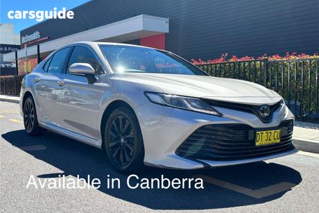 Beige 2019 Toyota Camry Sedan Ascent
