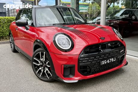Red 2026 Mini 3D Hatch Hatchback Jcw