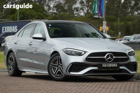 Silver 2022 Mercedes-Benz C200 Sedan Edition C Mhev