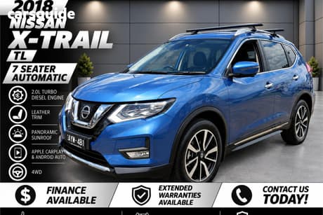 Blue 2018 Nissan X-Trail Wagon Tl (4Wd)