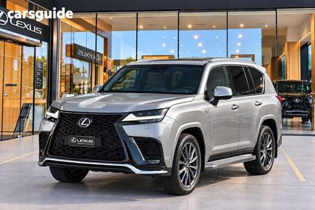 Silver 2022 Lexus LX600 Wagon F Sport