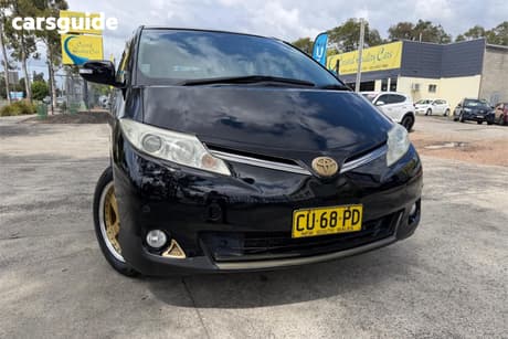 Black 2009 Toyota Tarago Wagon Ultima V6