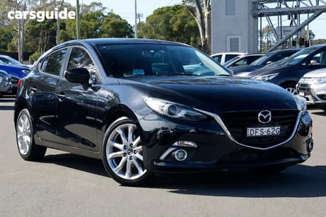Black 2016 Mazda 3 Hatchback Sp25 Gt
