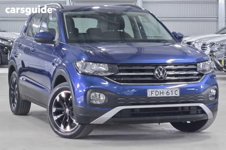Blue 2023 Volkswagen T-Cross Wagon 85Tfsi Life