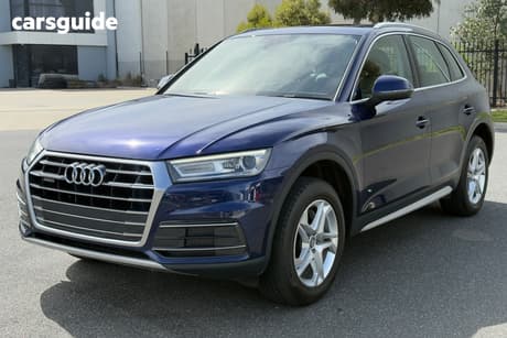 Blue 2018 Audi Q5 Wagon 2.0 Tdi Quattro Design