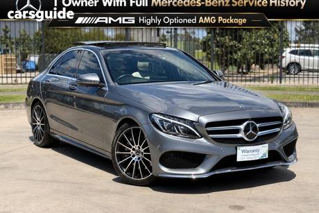 Grey 2017 Mercedes-Benz C250 Sedan