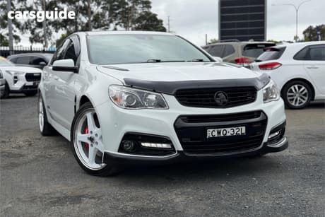 White 2014 Holden Commodore Sedan Ss-V Redline