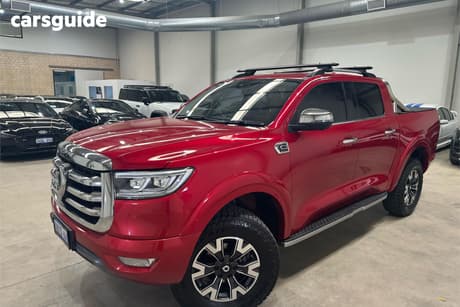 Red 2021 GWM UTE Dual Cab Utility Cannon-X (4X4)