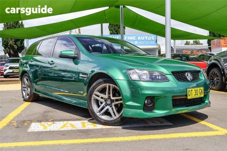 Green 2011 Holden Commodore Sportswagon Sv6