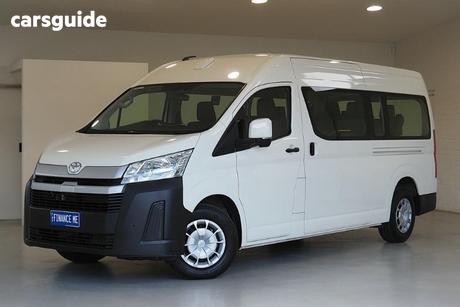 White 2021 Toyota HiAce Bus Slwb Commuter (12 Seats)